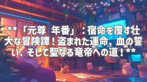 **「元尊 年番」：宿命を覆す壮大な冒険譚！盗まれた運命、血の誓い、そして聖なる竜帝への道！**