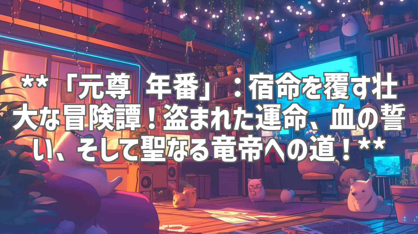 **「元尊 年番」：宿命を覆す壮大な冒険譚！盗まれた運命、血の誓い、そして聖なる竜帝への道！**