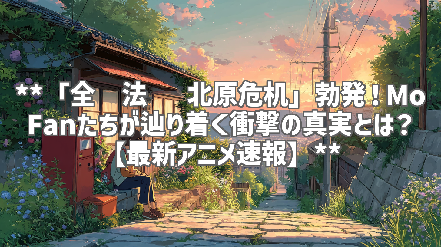 **「全职法师 北原危机」勃発！Mo Fanたちが辿り着く衝撃の真実とは？【最新アニメ速報】**