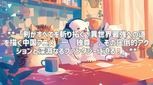 **「剣がすべてを斬り拓く！異世界最強への道を描く中国アニメ『一剑独尊』、その圧倒的アクションと深淵なるファンタジーに迫る！」**