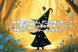 **「崩壊：スターレイル」アニメ短編公開！「ゲーム、もう無理ゲー？」と思わず同情！？アクション満載のSFファンタジー、その結末は？**