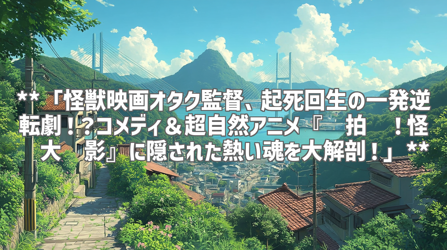 **「怪獣映画オタク監督、起死回生の一発逆転劇！？コメディ＆超自然アニメ『开拍啦！怪兽大电影』に隠された熱い魂を大解剖！」**