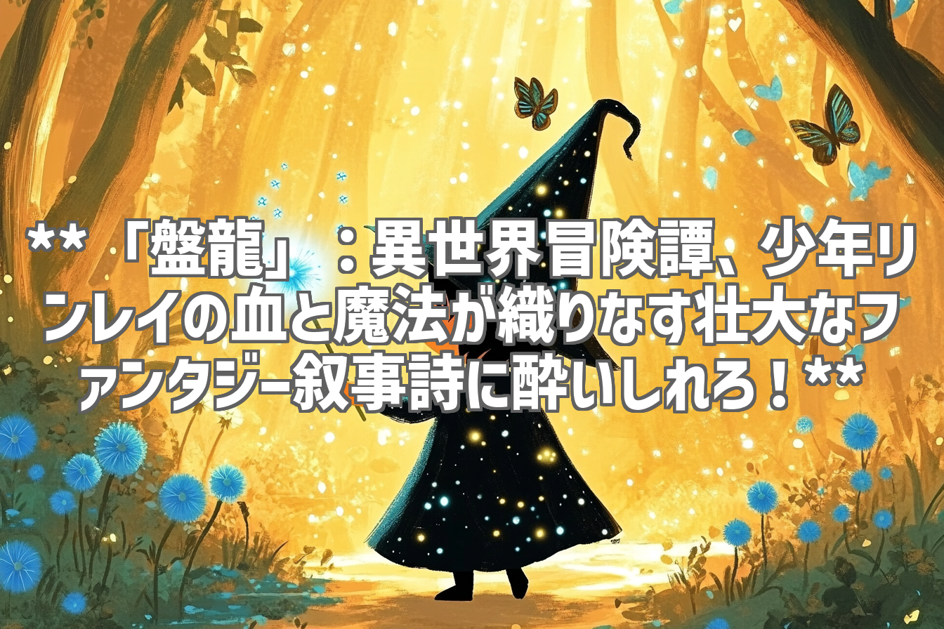 **「盤龍」：異世界冒険譚、少年リンレイの血と魔法が織りなす壮大なファンタジー叙事詩に酔いしれろ！**