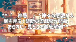 **「诸神愚戏」：神々の悪戯が人類を弄ぶ！禁断の遊戯盤が開幕 - あらすじ・見どころ徹底解剖**