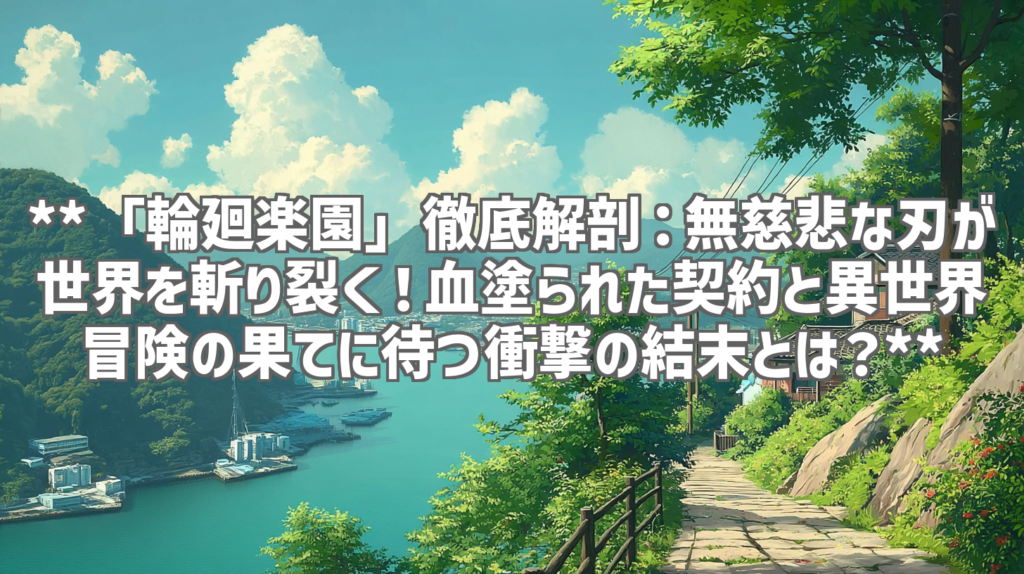**「輪廻楽園」徹底解剖：無慈悲な刃が世界を斬り裂く！血塗られた契約と異世界冒険の果てに待つ衝撃の結末とは？**