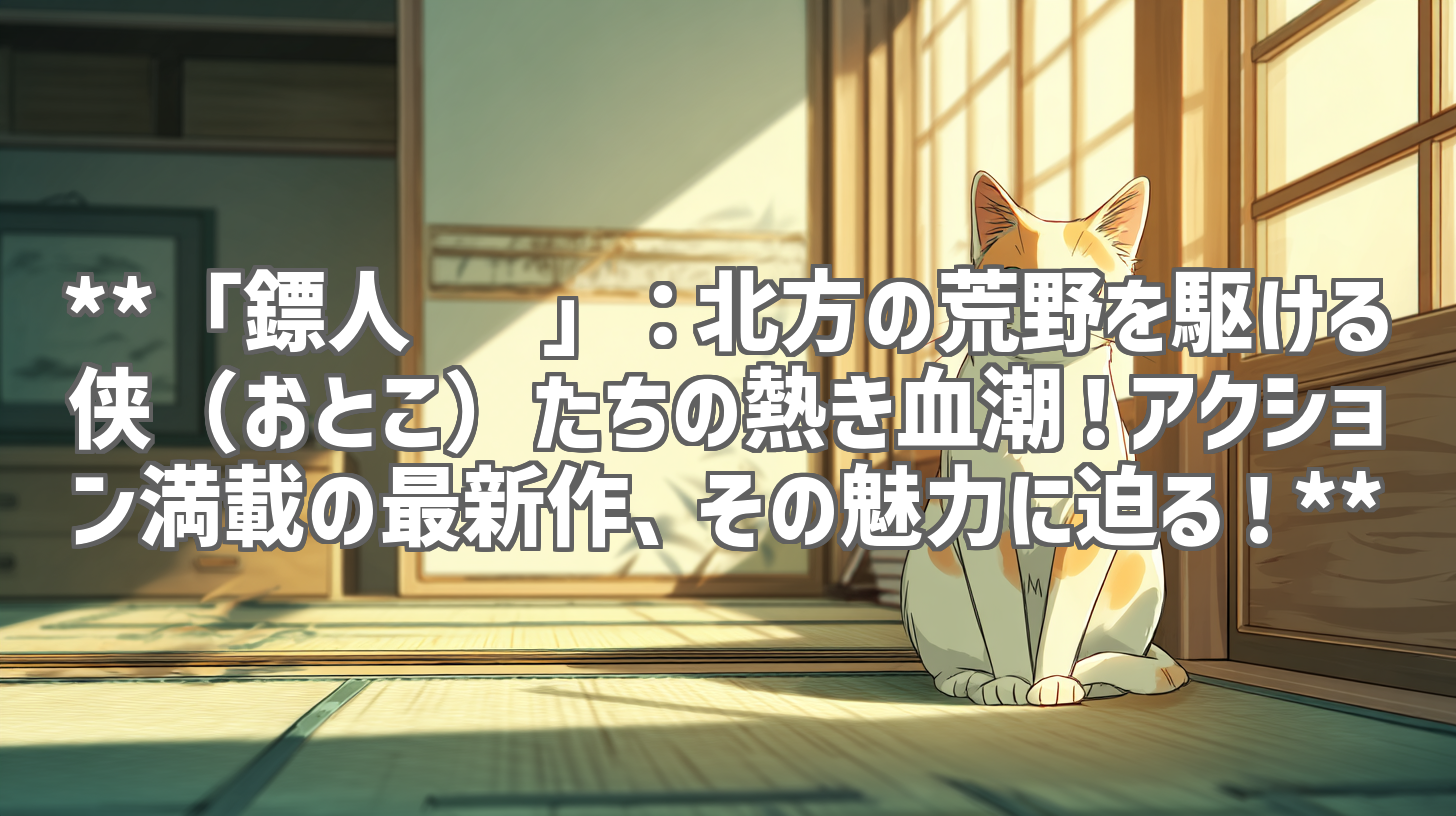 **「鏢人 贰」:北方の荒野を駆ける侠(おとこ)たちの熱き血潮!アクション満載の最新作、その魅力に迫る!**