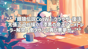 **「餓狼伝説CotW」クラウザー復活！大張正己が描く、漆黒の帝王アニメトレーラー解禁！南タウンに再び悪夢が…**