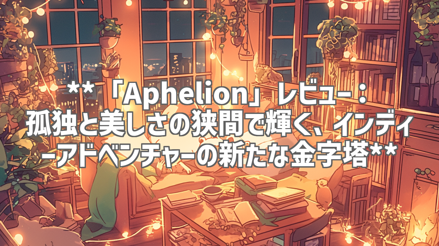 **「Aphelion」レビュー：孤独と美しさの狭間で輝く、インディーアドベンチャーの新たな金字塔**