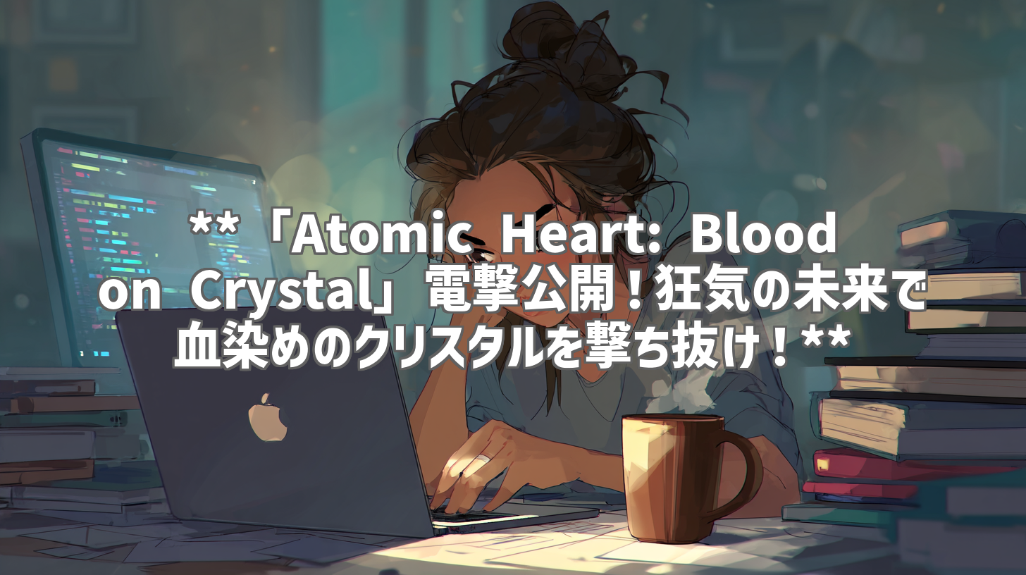 **「Atomic Heart: Blood on Crystal」電撃公開!狂気の未来で血染めのクリスタルを撃ち抜け!**