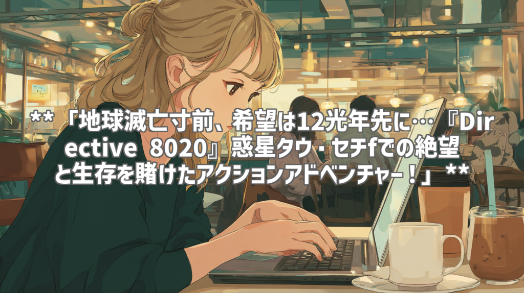 **「地球滅亡寸前、希望は12光年先に…『Directive 8020』惑星タウ・セチfでの絶望と生存を賭けたアクションアドベンチャー！」**