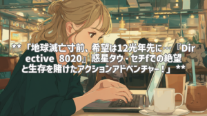 **「地球滅亡寸前、希望は12光年先に…『Directive 8020』惑星タウ・セチfでの絶望と生存を賭けたアクションアドベンチャー！」**