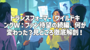 トランスフォーマー ワイルドキングW：ファン待望の続編、何が変わった？見どころ徹底解剖！