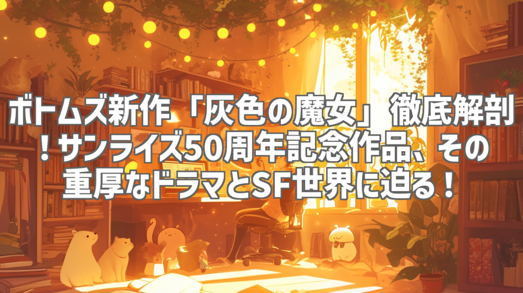ボトムズ新作「灰色の魔女」徹底解剖！サンライズ50周年記念作品、その重厚なドラマとSF世界に迫る！