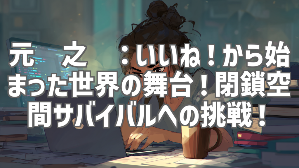 元竞之巅：いいね！から始まった世界の舞台！閉鎖空間サバイバルへの挑戦！