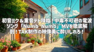 初音ミク＆重音テト降臨！中毒不可避の電波ソング「Numb Numb」MVを徹底解剖！TAK制作の映像美に酔いしれろ！