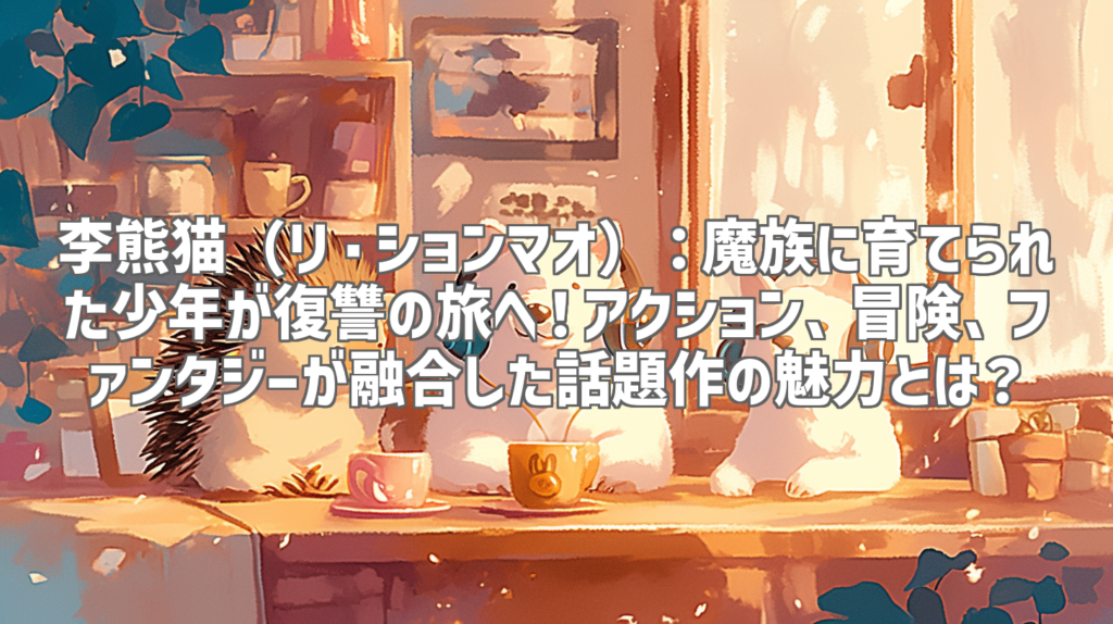 李熊猫（リ・ションマオ）：魔族に育てられた少年が復讐の旅へ！アクション、冒険、ファンタジーが融合した話題作の魅力とは？