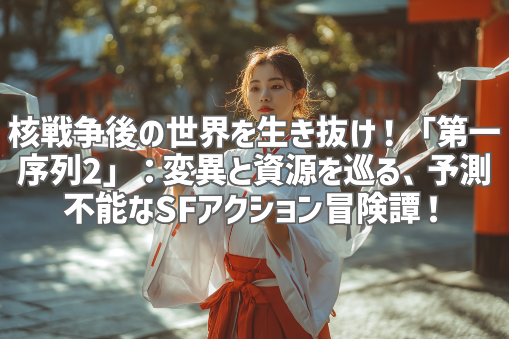 核戦争後の世界を生き抜け！「第一序列2」：変異と資源を巡る、予測不能なSFアクション冒険譚！
