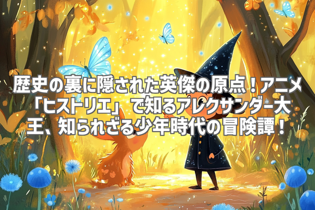 歴史の裏に隠された英傑の原点！アニメ「ヒストリエ」で知るアレクサンダー大王、知られざる少年時代の冒険譚！