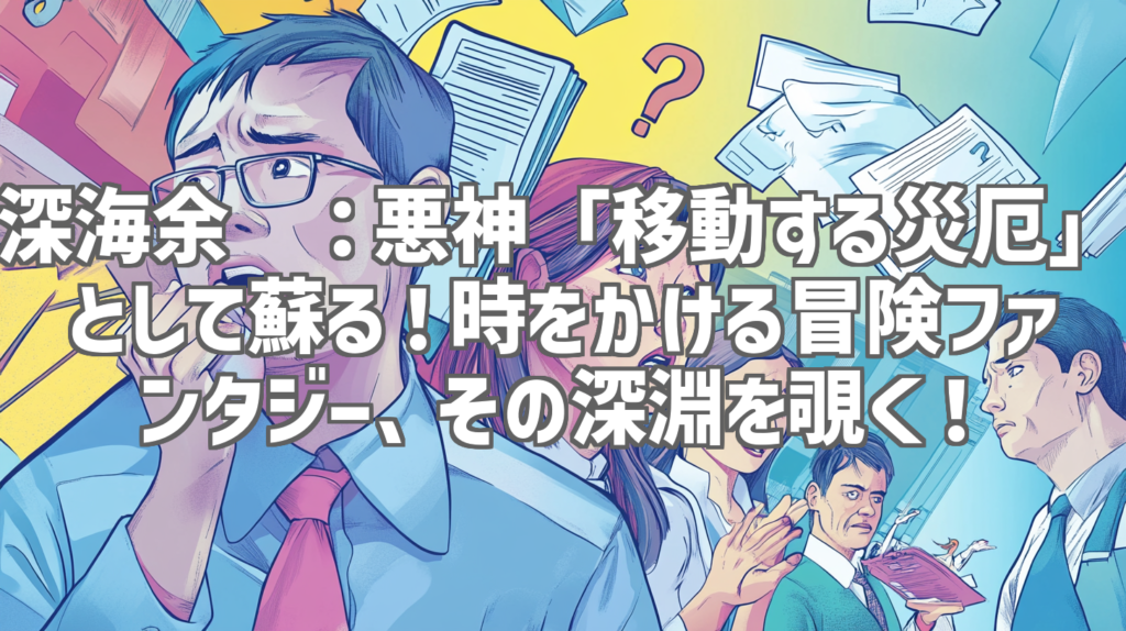 深海余烬：悪神「移動する災厄」として蘇る！時をかける冒険ファンタジー、その深淵を覗く！