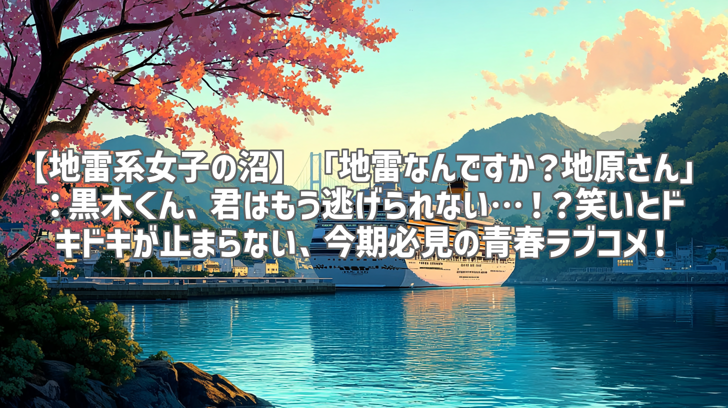 【地雷系女子の沼】「地雷なんですか？地原さん」：黒木くん、君はもう逃げられない…！？笑いとドキドキが止まらない、今期必見の青春ラブコメ！