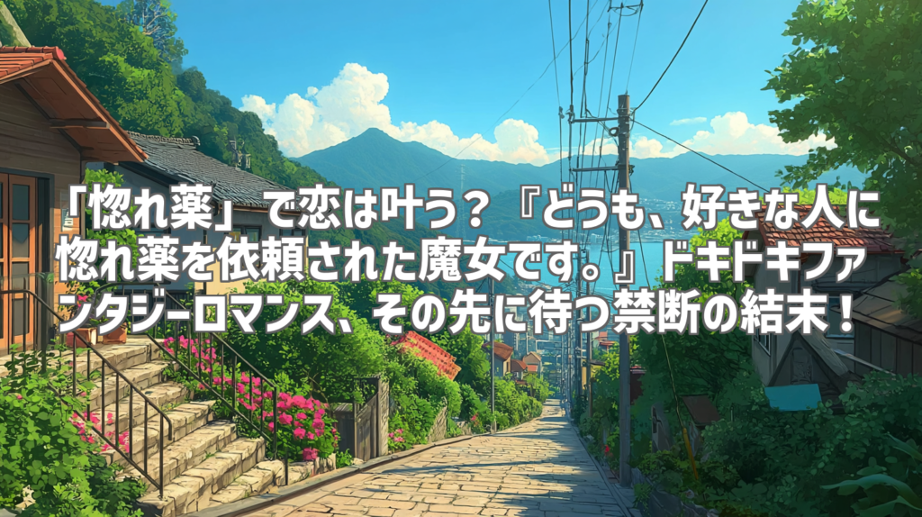 「惚れ薬」で恋は叶う？『どうも、好きな人に惚れ薬を依頼された魔女です。』ドキドキファンタジーロマンス、その先に待つ禁断の結末！
