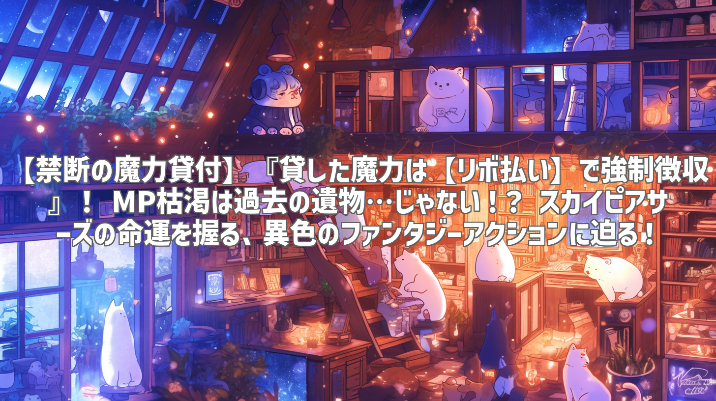 【禁断の魔力貸付】『貸した魔力は【リボ払い】で強制徴収』！ MP枯渇は過去の遺物…じゃない！？ スカイピアサーズの命運を握る、異色のファンタジーアクションに迫る！