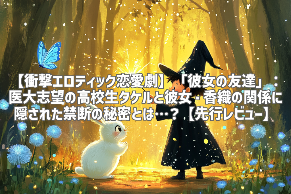【衝撃エロティック恋愛劇】「彼女の友達」：医大志望の高校生タケルと彼女・香織の関係に隠された禁断の秘密とは…？【先行レビュー】