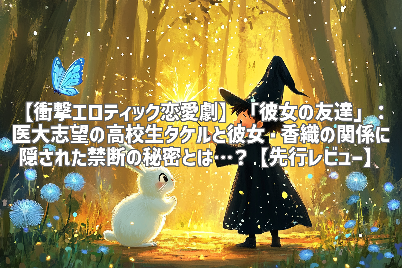 【衝撃エロティック恋愛劇】「彼女の友達」：医大志望の高校生タケルと彼女・香織の関係に隠された禁断の秘密とは…？【先行レビュー】