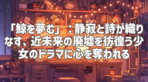 「鯨を夢む」：静寂と詩が織りなす、近未来の廃墟を彷徨う少女のドラマに心を奪われる