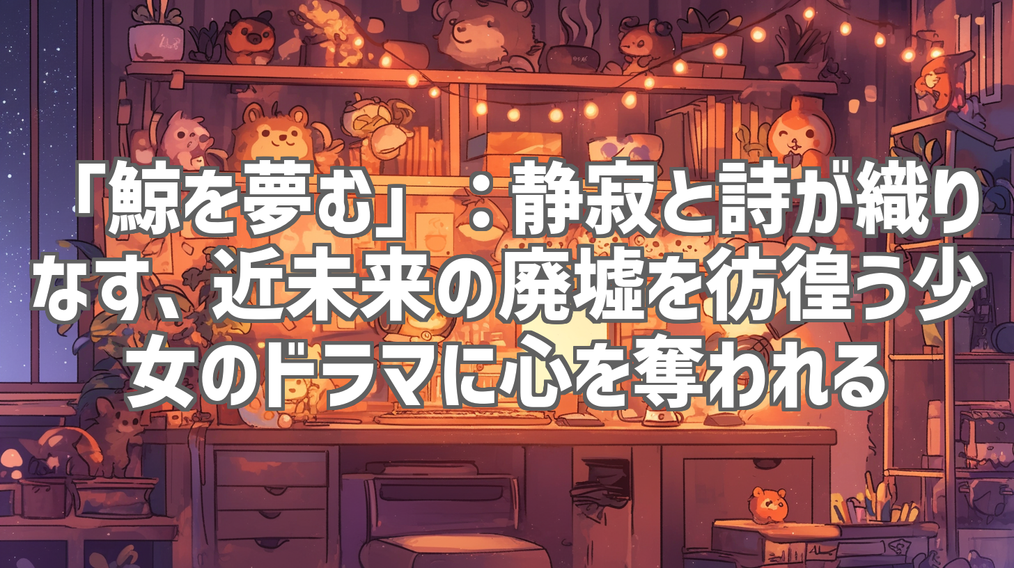 「鯨を夢む」：静寂と詩が織りなす、近未来の廃墟を彷徨う少女のドラマに心を奪われる