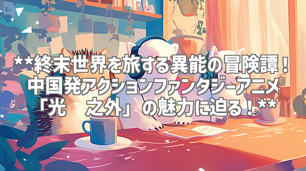 **終末世界を旅する異能の冒険譚！中国発アクションファンタジーアニメ「光阴之外」の魅力に迫る！**