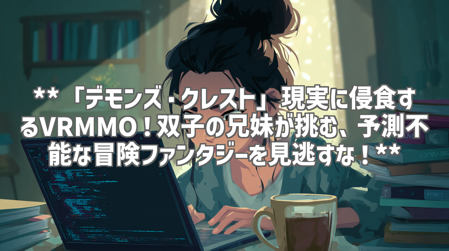 **「デモンズ・クレスト」現実に侵食するVRMMO！双子の兄妹が挑む、予測不能な冒険ファンタジーを見逃すな！**