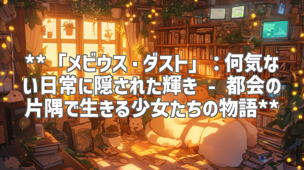 **「メビウス・ダスト」：何気ない日常に隠された輝き - 都会の片隅で生きる少女たちの物語**