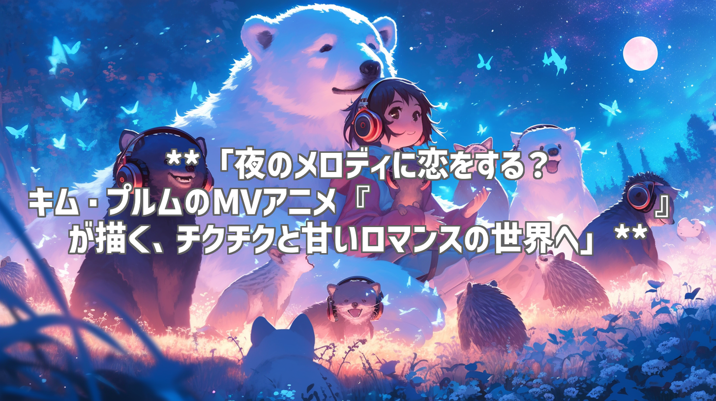 **「夜のメロディに恋をする? キム・プルムのMVアニメ『밤송이와 고슴도치』が描く、チクチクと甘いロマンスの世界へ」**