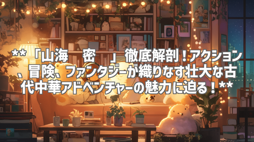 **「山海经密码」徹底解剖！アクション、冒険、ファンタジーが織りなす壮大な古代中華アドベンチャーの魅力に迫る！**