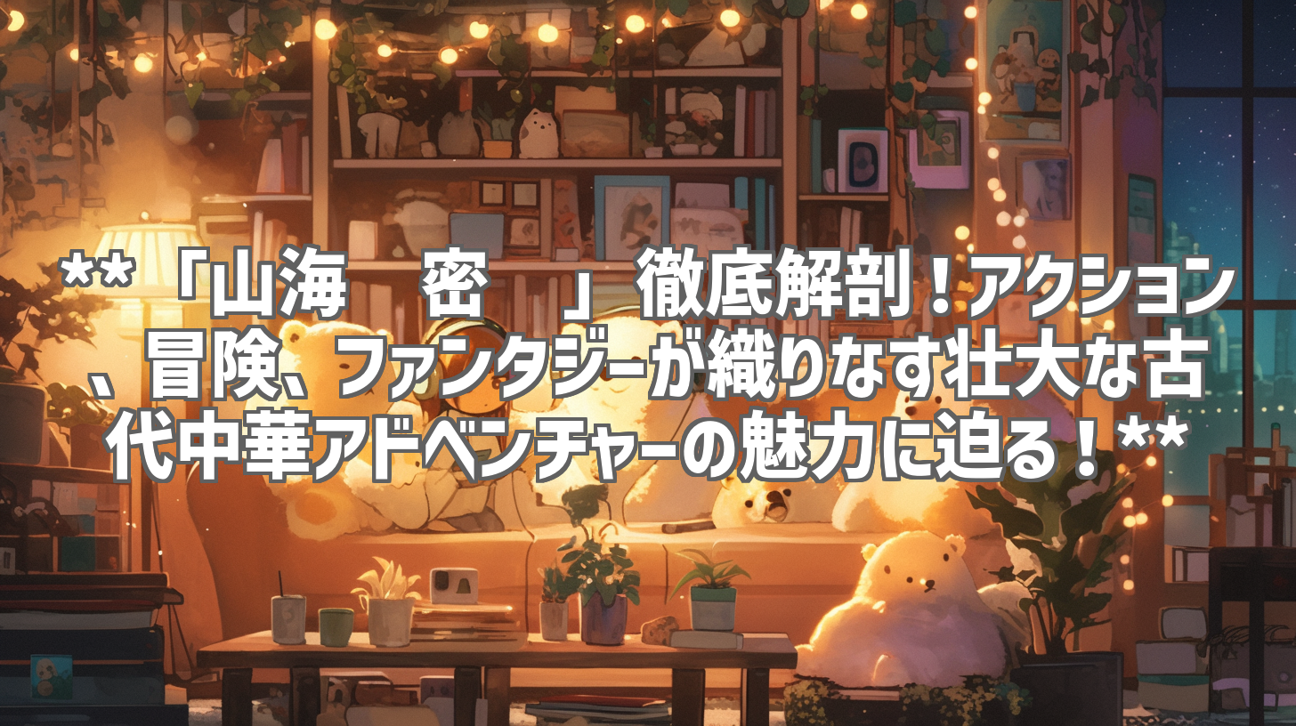 **「山海经密码」徹底解剖!アクション、冒険、ファンタジーが織りなす壮大な古代中華アドベンチャーの魅力に迫る!**