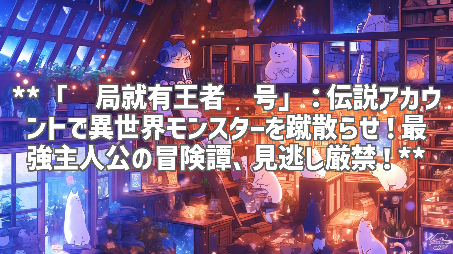 **「开局就有王者账号」:伝説アカウントで異世界モンスターを蹴散らせ!最強主人公の冒険譚、見逃し厳禁!**