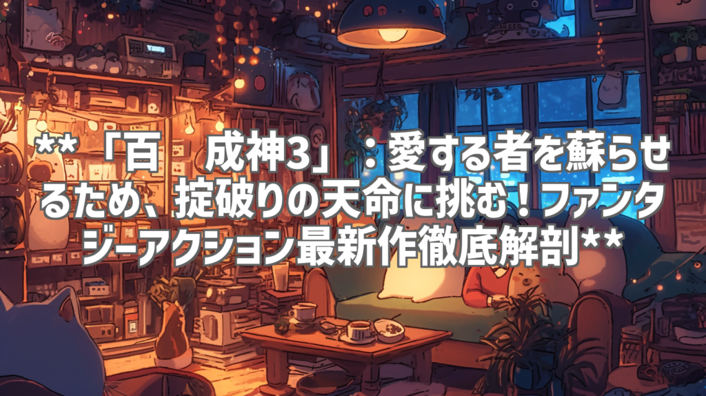 **「百炼成神3」：愛する者を蘇らせるため、掟破りの天命に挑む！ファンタジーアクション最新作徹底解剖**