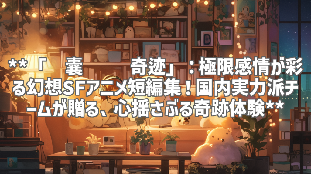 **「胶囊计划 奇迹」：極限感情が彩る幻想SFアニメ短編集！国内実力派チームが贈る、心揺さぶる奇跡体験**