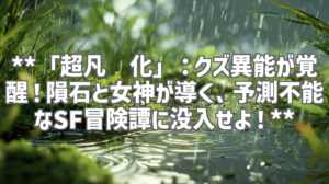 **「超凡进化」：クズ異能が覚醒！隕石と女神が導く、予測不能なSF冒険譚に没入せよ！**